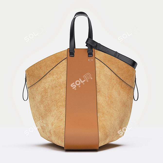 LOEWE Hammock Tote: Versatile Calfskin Bag 3D model image 7