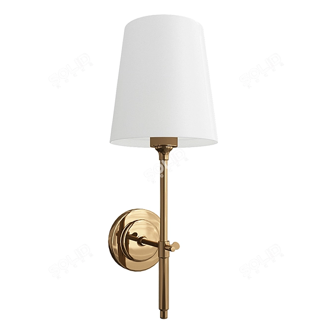 Sleek SOHO SCONCE - Modern Illumination 3D model image 1