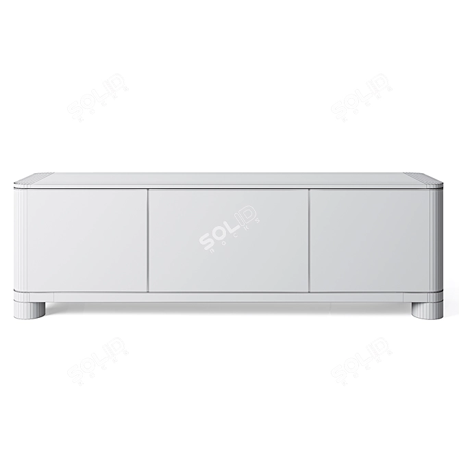 Sleek Dining Storage Solution 3D model image 7