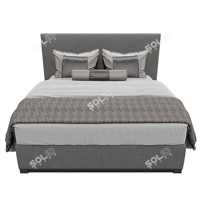 Bardo Due Meridiani: Sleek and Spacious King-size Bed 3D model image 3