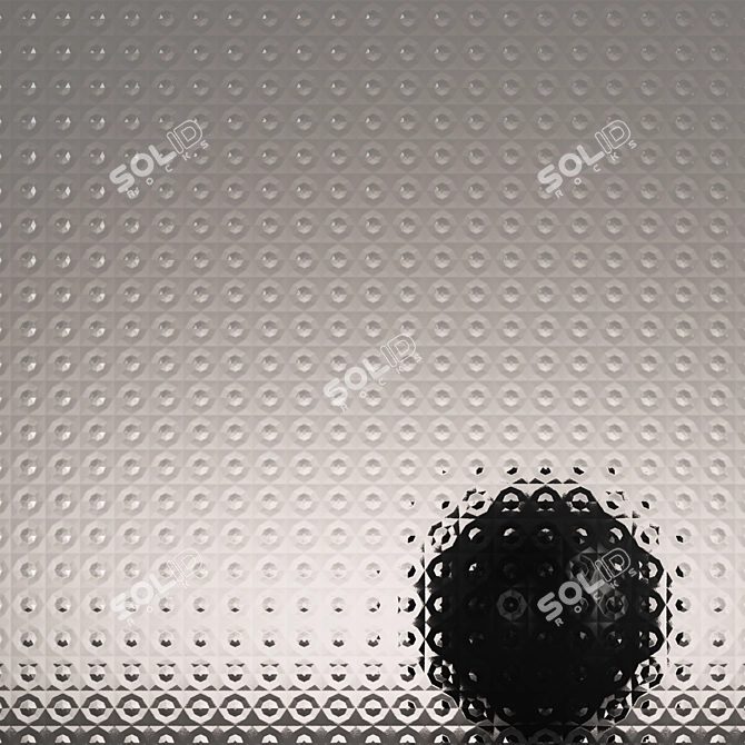 Embossed Glass Texture Set 3D model image 5