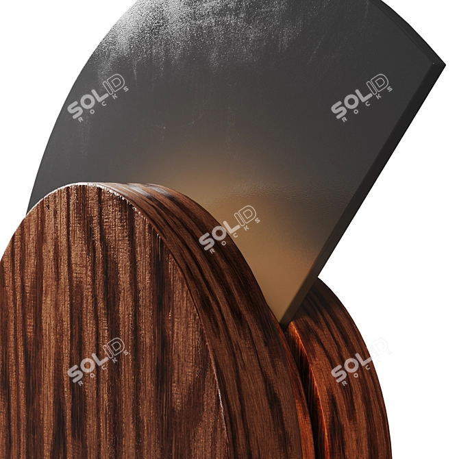 Cookie Glow: LED Wall Lamp 3D model image 2