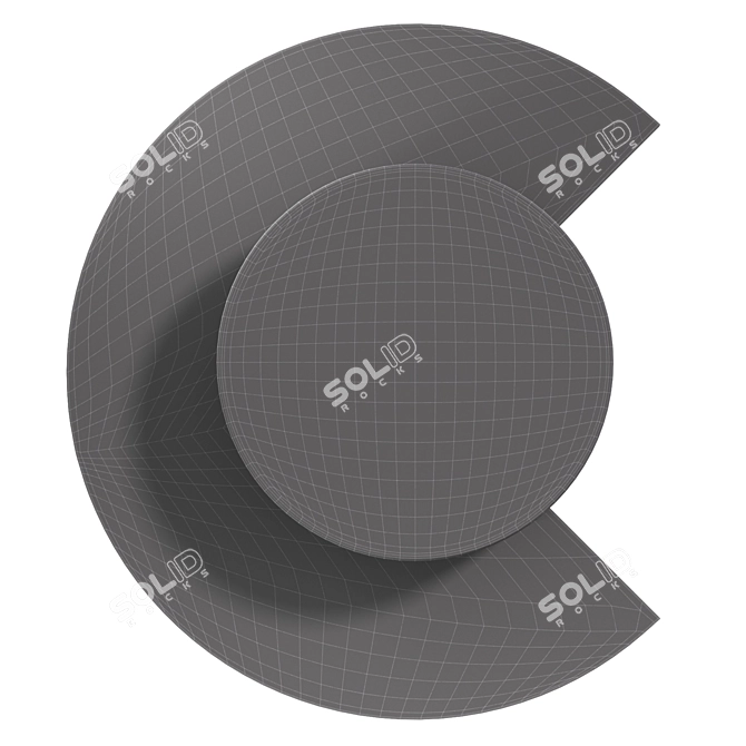 Cookie Glow: LED Wall Lamp 3D model image 3