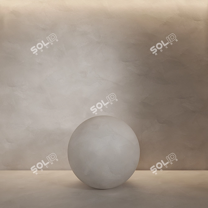 Seamless Plaster: Elegant Décor 3D model image 1