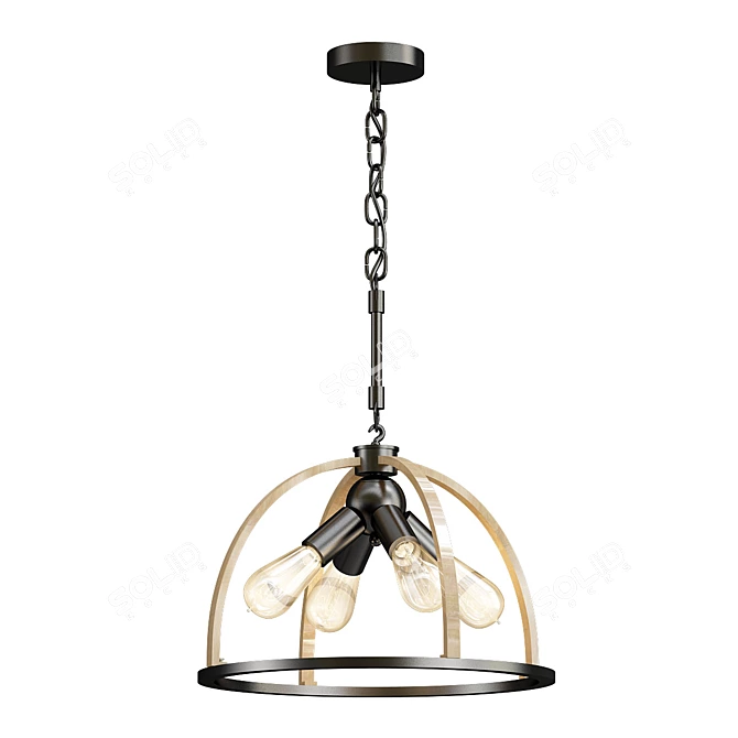 Modern Loft Cornville Pendant 3D model image 1