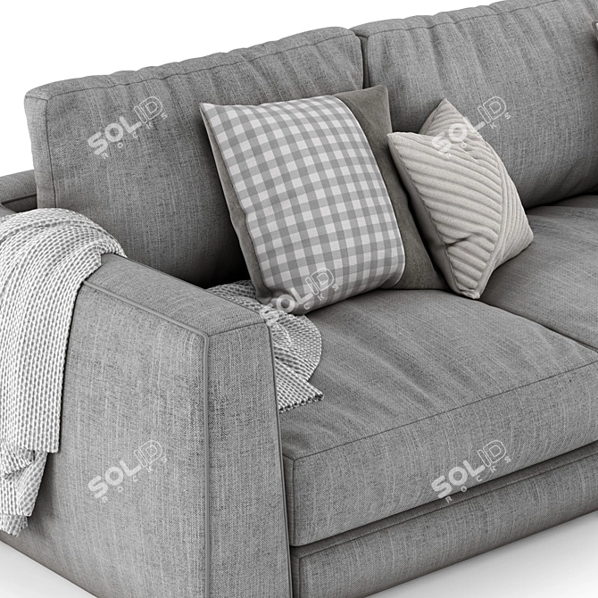 Bodema BARCLAY Corner Sofa: Modern and Stylish 3D model image 3