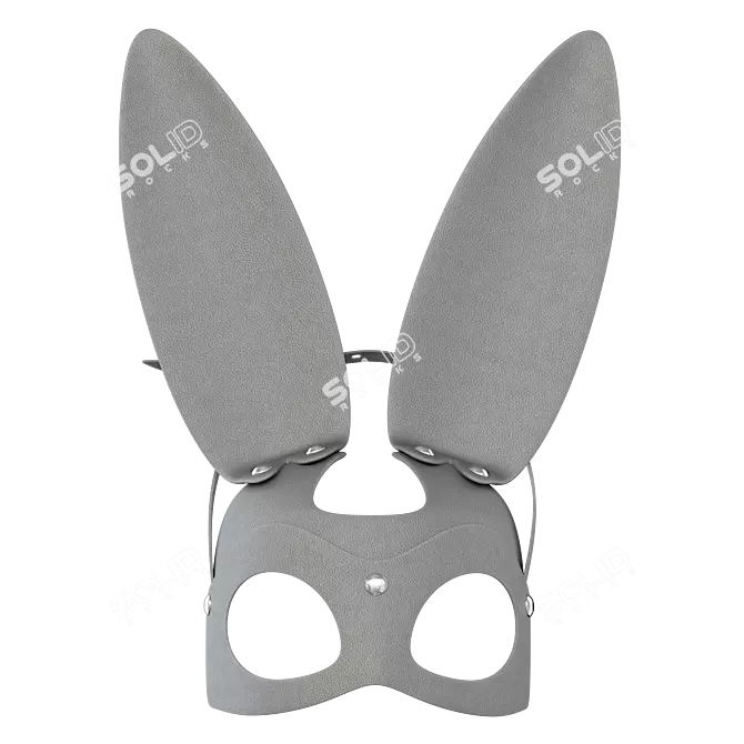 BDSM Hare Mask - High Quality 3D Model 3D model image 2