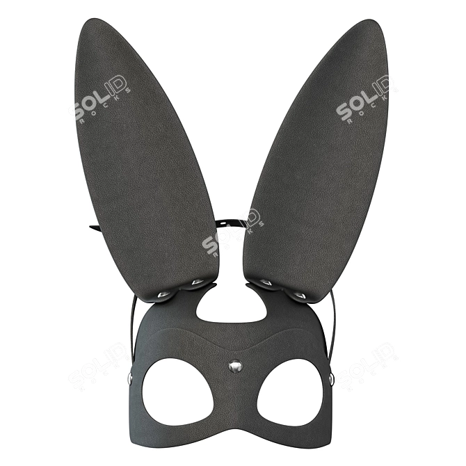 BDSM Hare Mask - High Quality 3D Model 3D model image 9