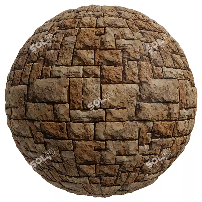 StoneCover 4k PBR Texture Kit 3D model image 3