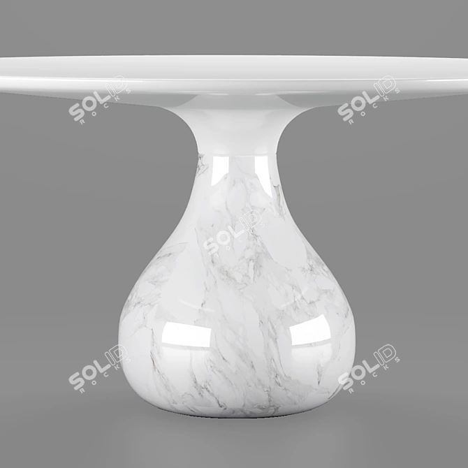 Elegant Aqua Table: Roche Bobois 3D model image 1