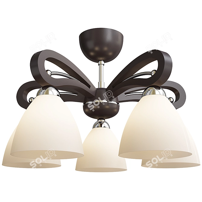 Classic ALFA Gracja Vigo Chandelier 3D model image 1