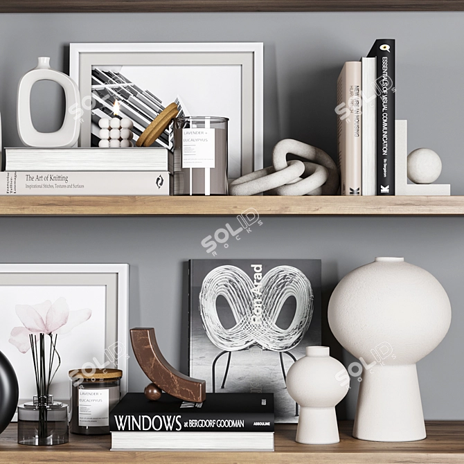 Chic HM Decor Set - Vol022 3D model image 1