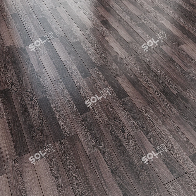 Title: Linear Shift Parquet, Size: 1285mm x 192mm 3D model image 1