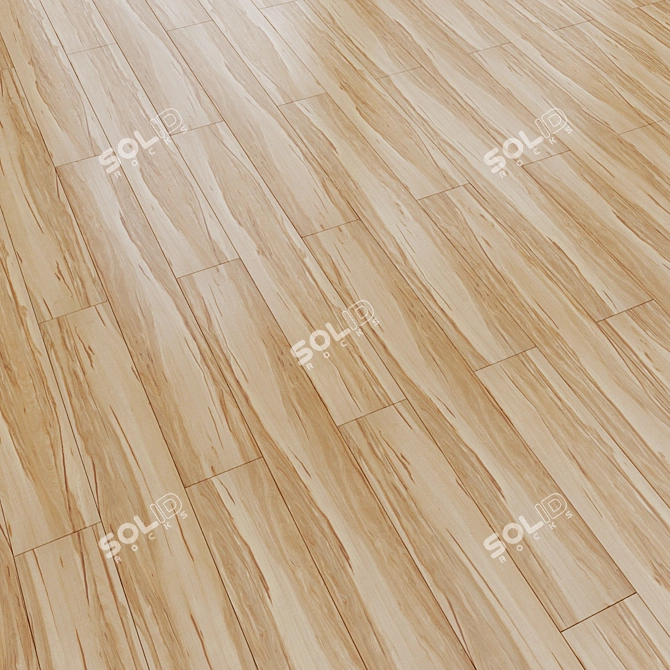 Title: Linear Shift Parquet 1285mm/192mm 3D model image 1