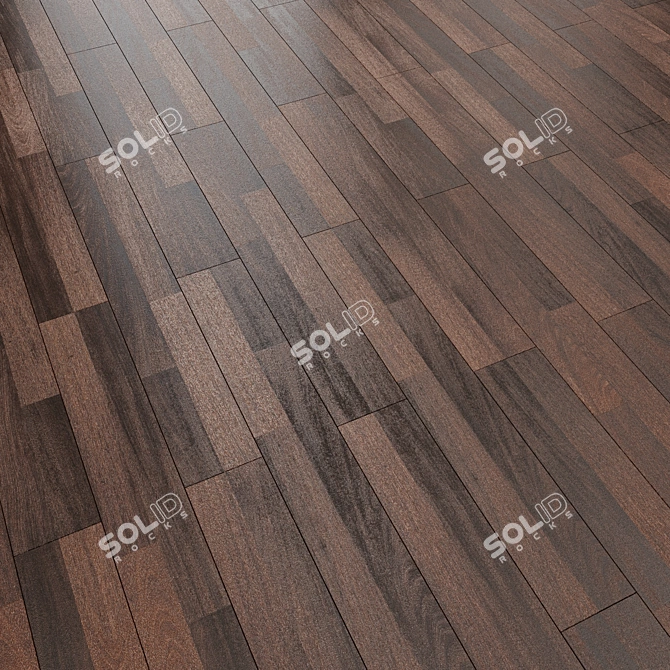 Linear Shift Parquet: Size 1285mm / 192mm 3D model image 1