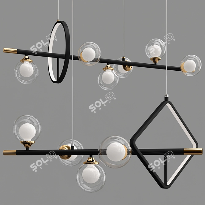 DAGFRID 2013: Stylish Design Lamps 3D model image 2
