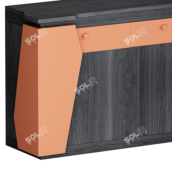  Sleek GT Low Storage Unit 3D model image 6