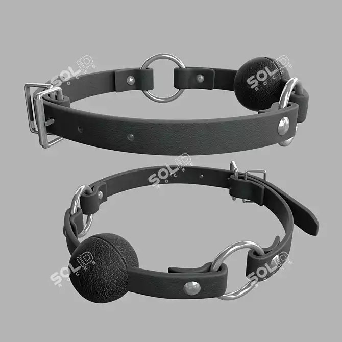 Seductive BDSM Gag Set 3D model image 5