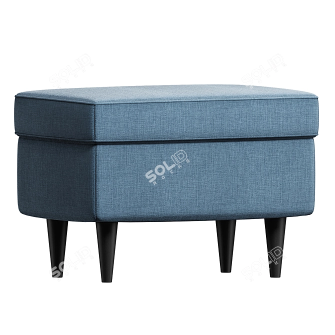 Comfortable Footrest: STRANDMON Footstool 3D model image 2