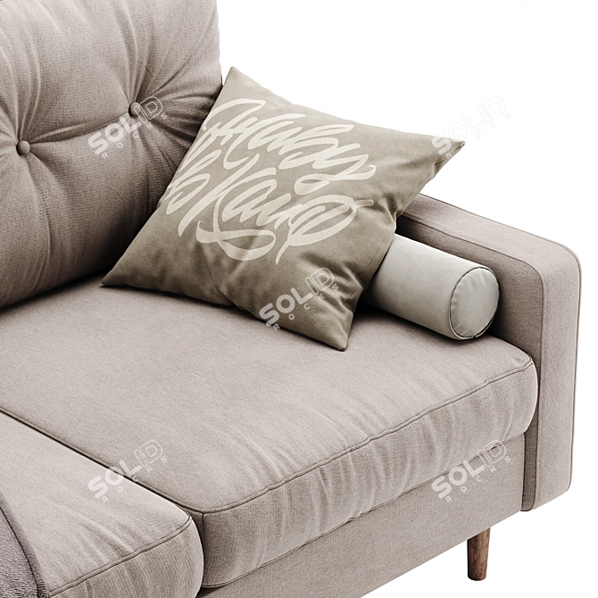 Compact DINS Mini Sofa | Divan ru 3D model image 6