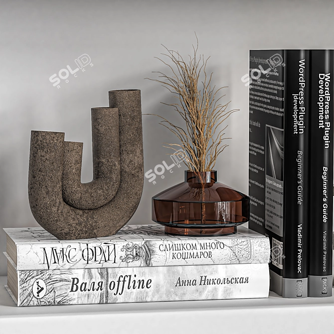 Elegant 2015 Decor Set 3D model image 3