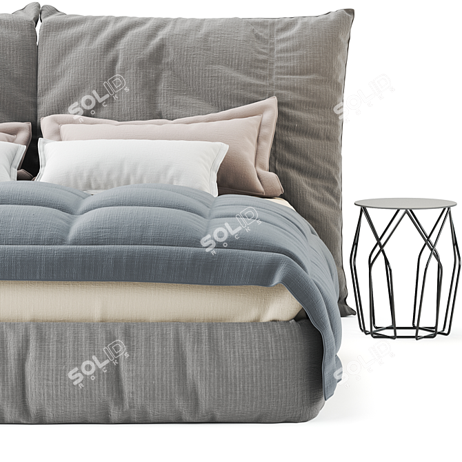 Bonaldo Youniverse: Futuristic Bed Design 3D model image 2