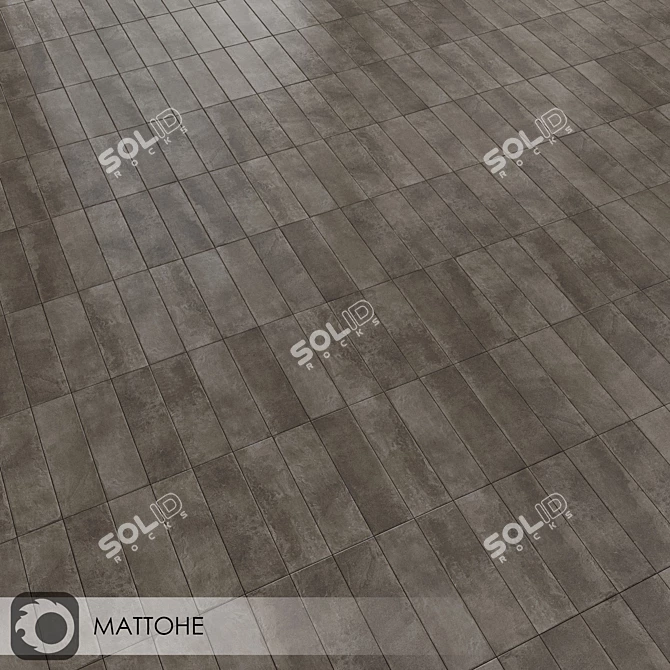 Modern Matte Ceramic Wall Tiles 3D model image 1