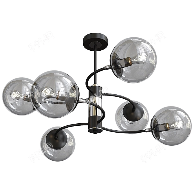 Modern ALFA Dema Pendant Light 3D model image 1