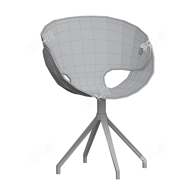 Modern and Versatile: TONON Swivel Chair 3D model image 2