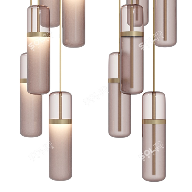 Pill Pendant Lamp: Modern & Stylish 3D model image 4