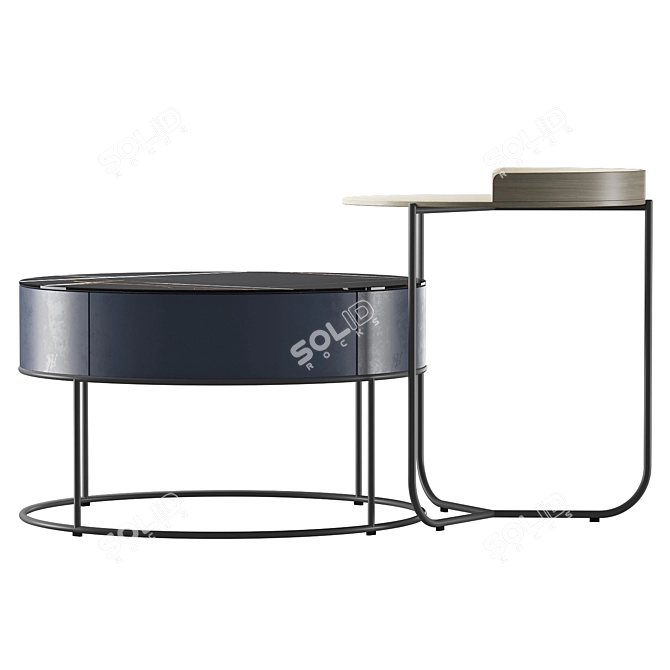 Modern Coffee Tables Set - ROOB LOOK 3D model image 3