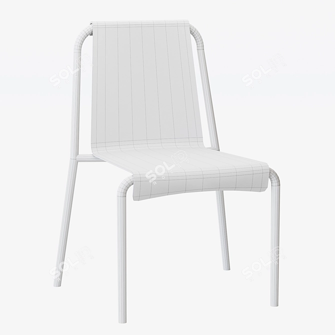 Nami Dining Chair - Stylish and Functional 3D model image 2