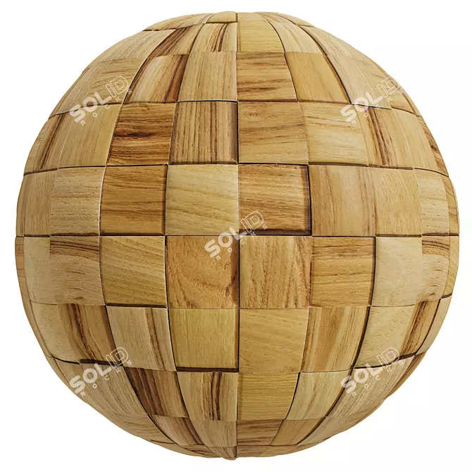 Premium Wood Panel Collection | 4K Seamless Design 3D model image 3