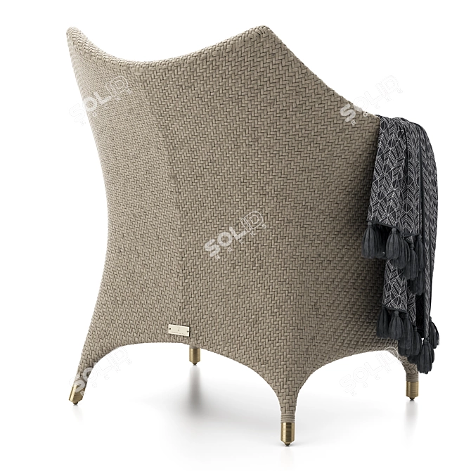 Elevated Comfort: AMARI VITA Lounge Chair 3D model image 4