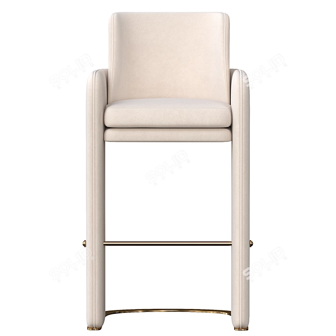 Odisseia Bar Chair: Stylish and Functional 3D model image 2