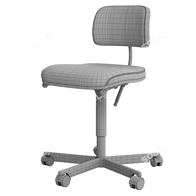 Engelbrechts Kevi 2534U: Elegant Swivel Chair 3D model image 7