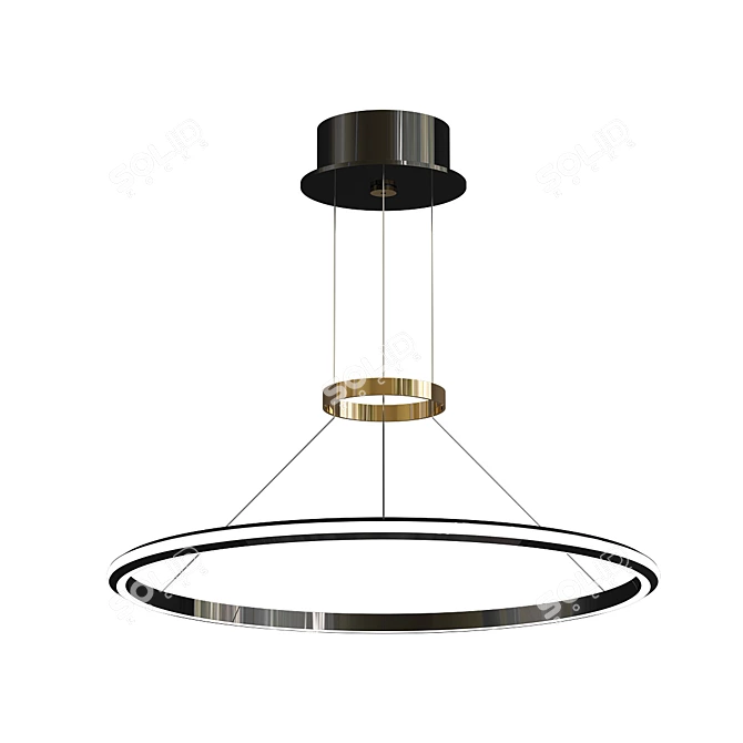 Modern Visit 2 Design Lamp 3D model image 1