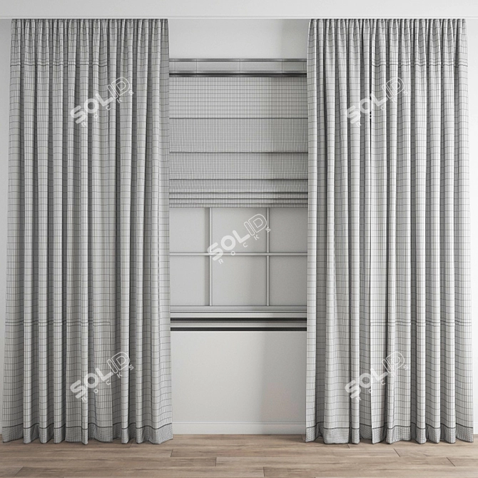 Versatile Polygonal Curtain Model 3D model image 5