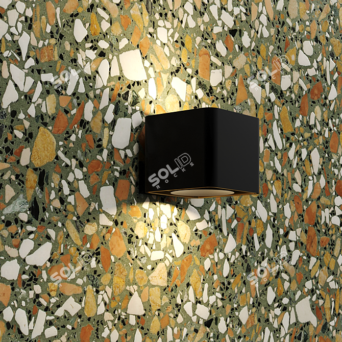 Marble Terrazzo - PBR Seamless Texture 3D model image 2
