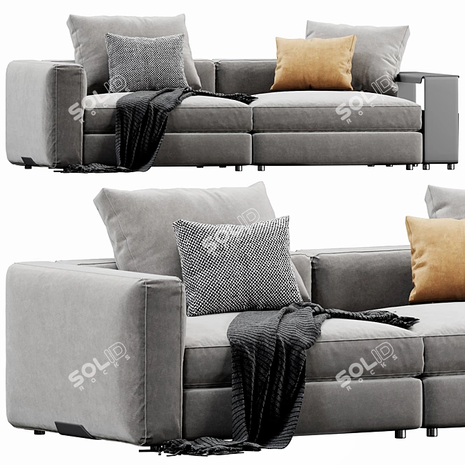 Modern Flexform Harper Sofa 3D model image 3