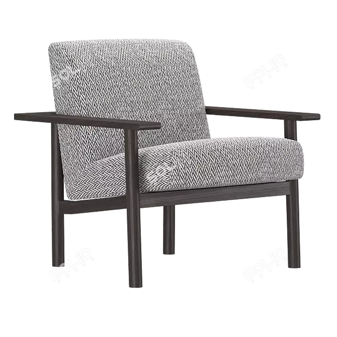 Kinoko: Stylish & Comfortable Chair by Zilio Aldo 3D model image 1
