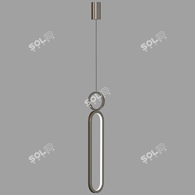 Modern Metal Corner Design 3D model image 13