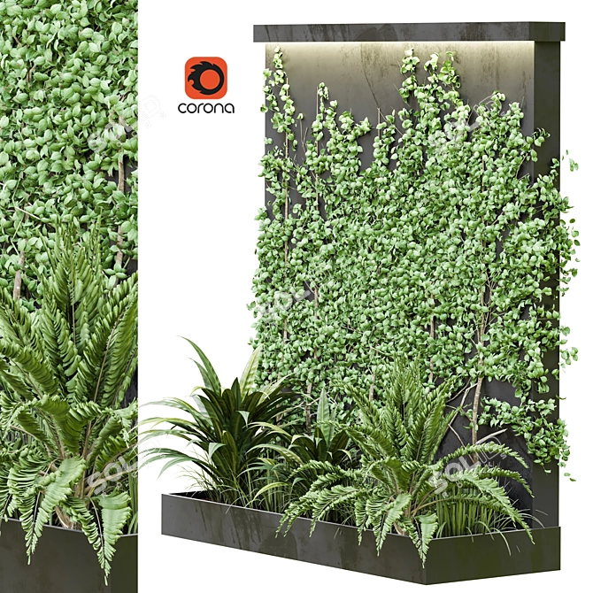Modern Outdoor Plant - Vol. 38 3D model image 1