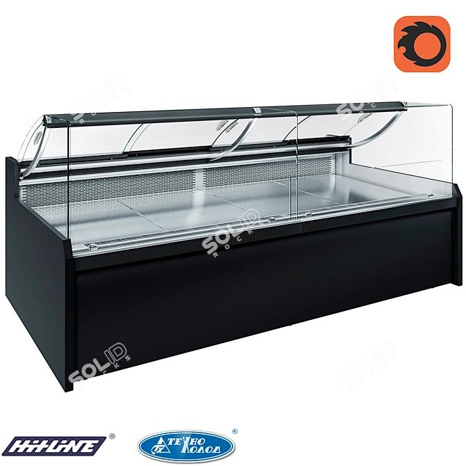 Missouri MC 120 Deli Display: Sleek & Functional 3D model image 1