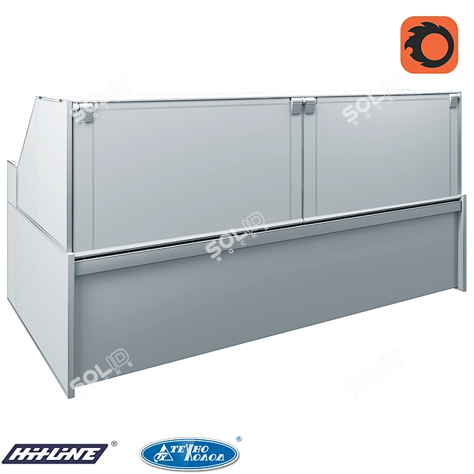 Missouri MC 120 Deli PS 130-DBM: Elite Refrigerated Display 3D model image 3