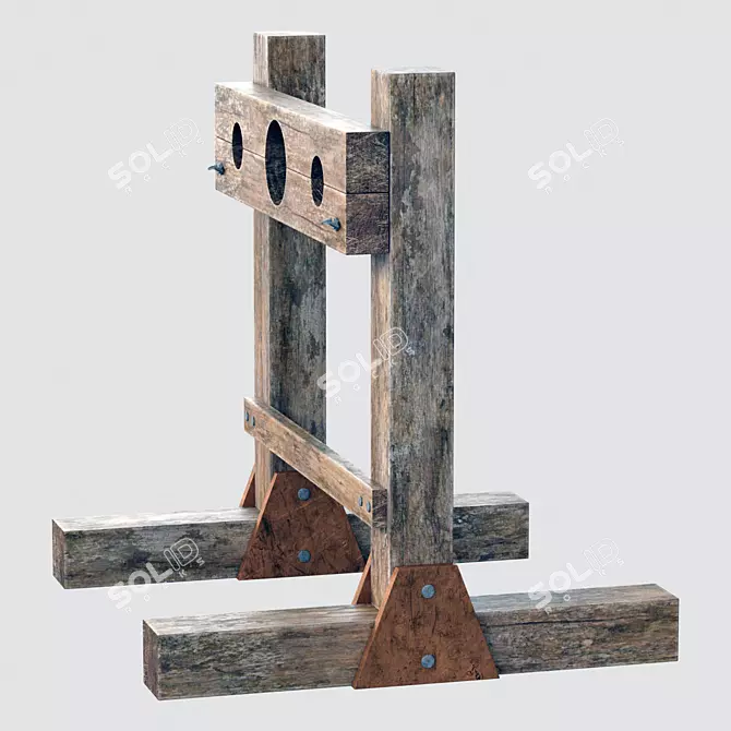 Smooth Padded BDSM Accessories 3D model image 3