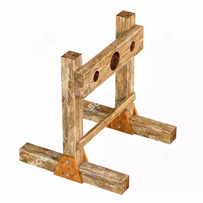 Smooth Padded BDSM Accessories 3D model image 6