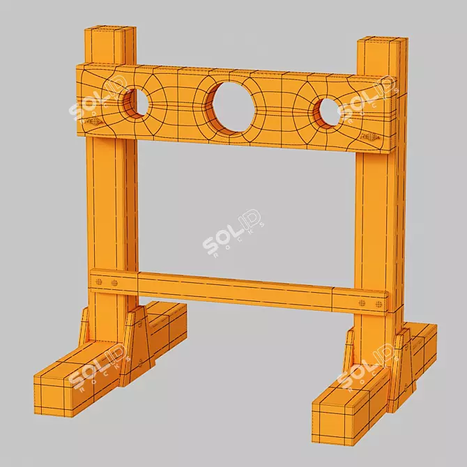 Smooth Padded BDSM Accessories 3D model image 7