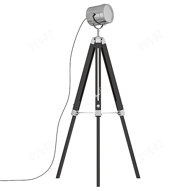 Modern Alzette Floor Lamp 3D model image 3