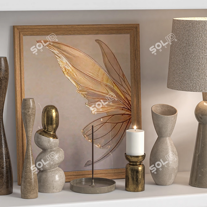 Elegant Decor Set '15 3D model image 2